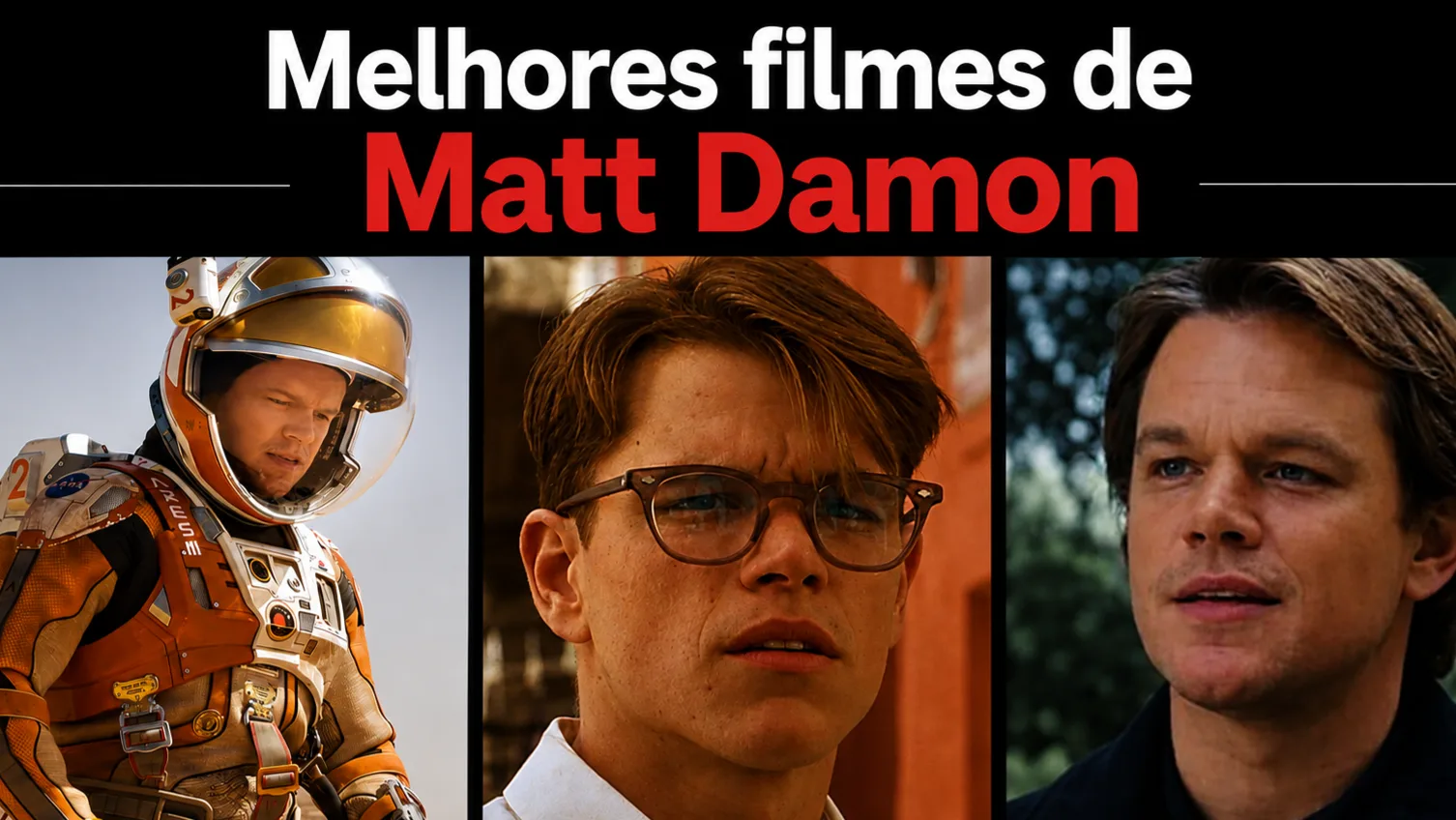 Melhores Filmes de Matt Damon para Assistir no Streaming